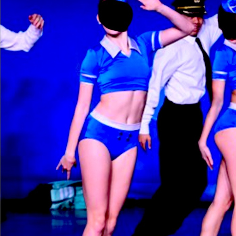 dance costume, flight attendant, AS, excellent condition!
